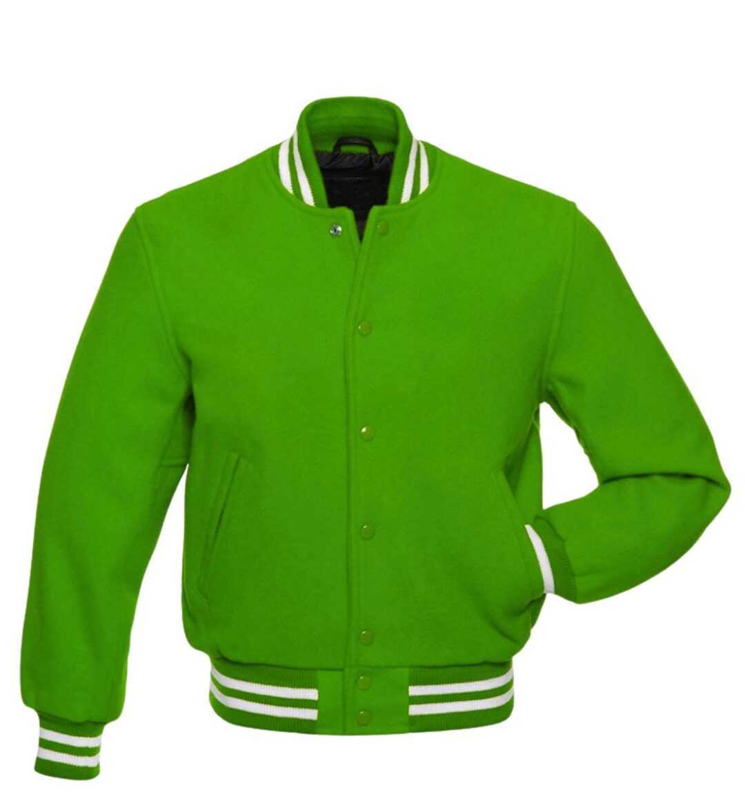 Varsity Jacket With Wool Sleeves ONCK-4702