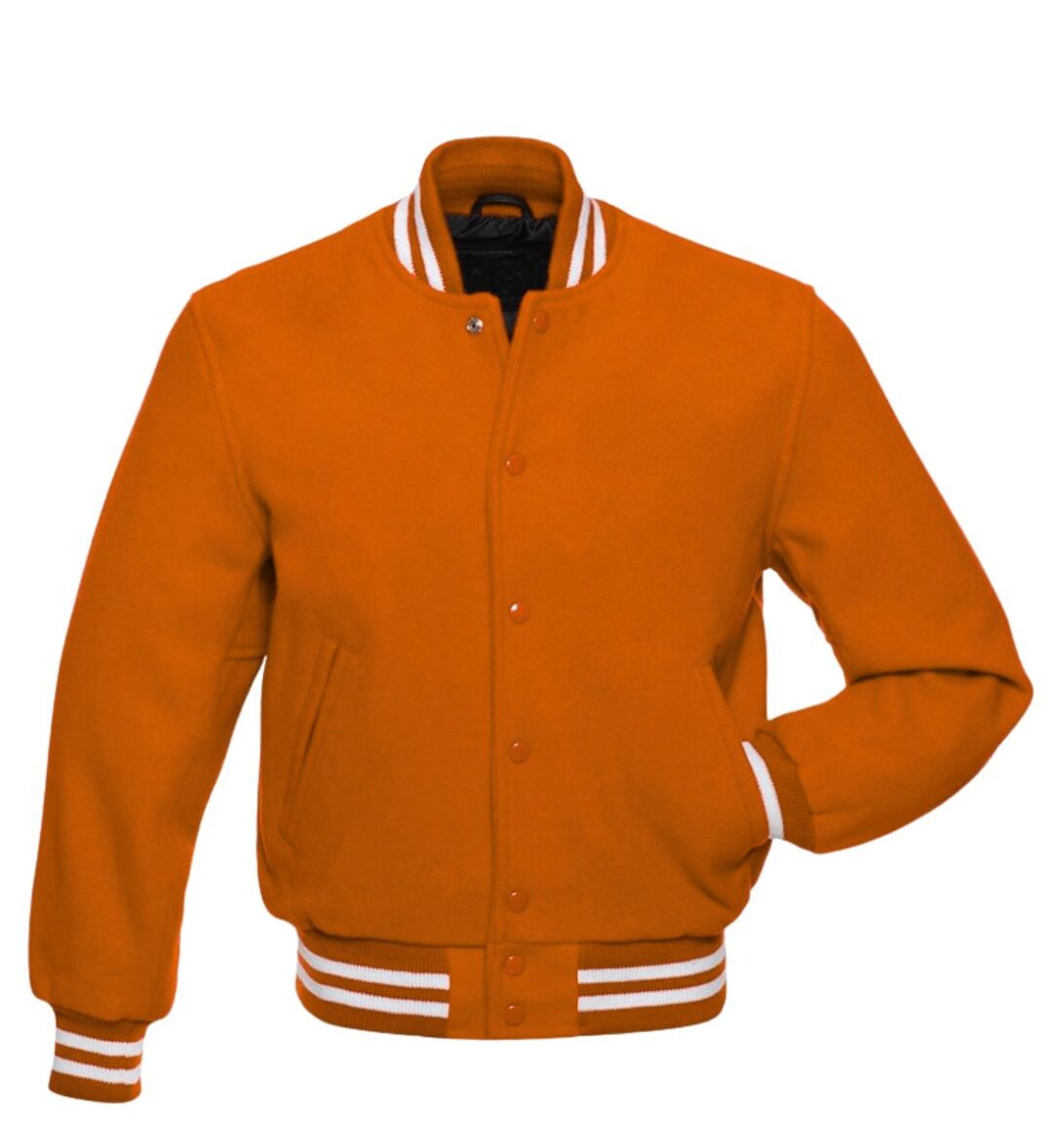 Varsity Jacket With Wool Sleeves ONCK-4703