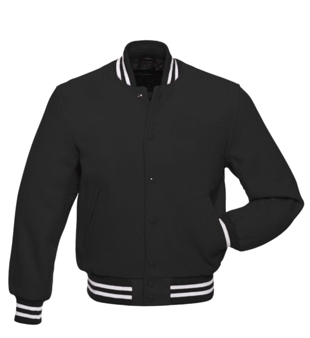 Varsity Jacket With Wool Sleeves ONCK-4704