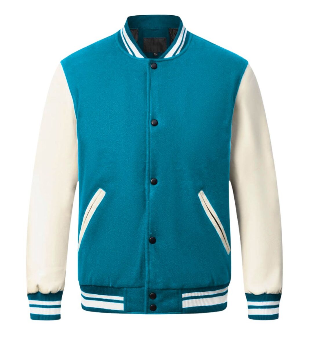 Varsity Jacket With PU Sleeves ONCK-5004